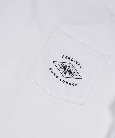 Basic White Pocket Logo Tee