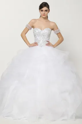 Beaded Quinceanera Dresses JT1425W