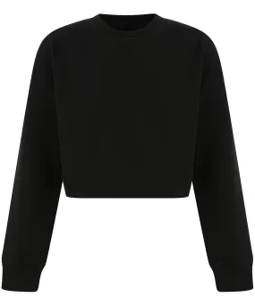 Black - Kids cropped slounge sweat