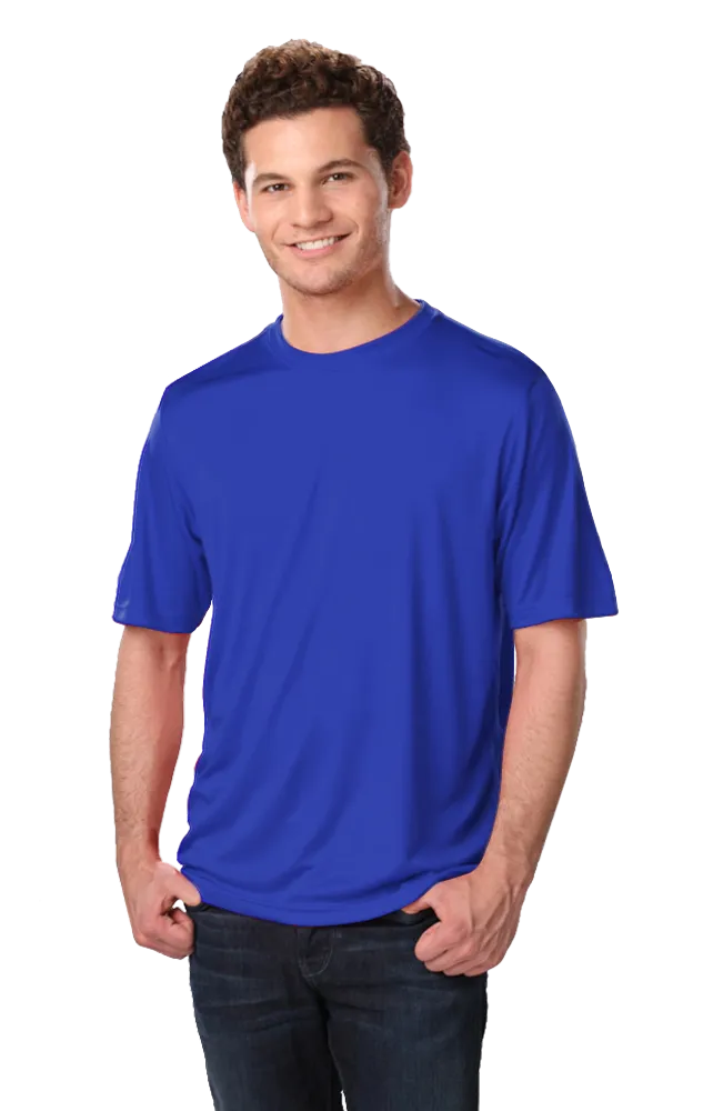 Blue Generation Men's Moisture Wicking Crew Neck Tee