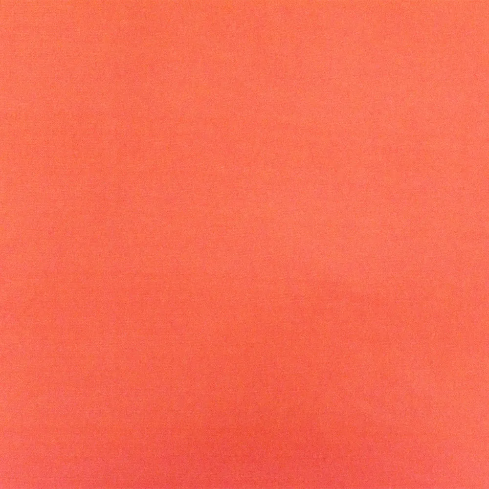 Coral Orange Solid Stretch Double Brushed Jersey Knit Fabric