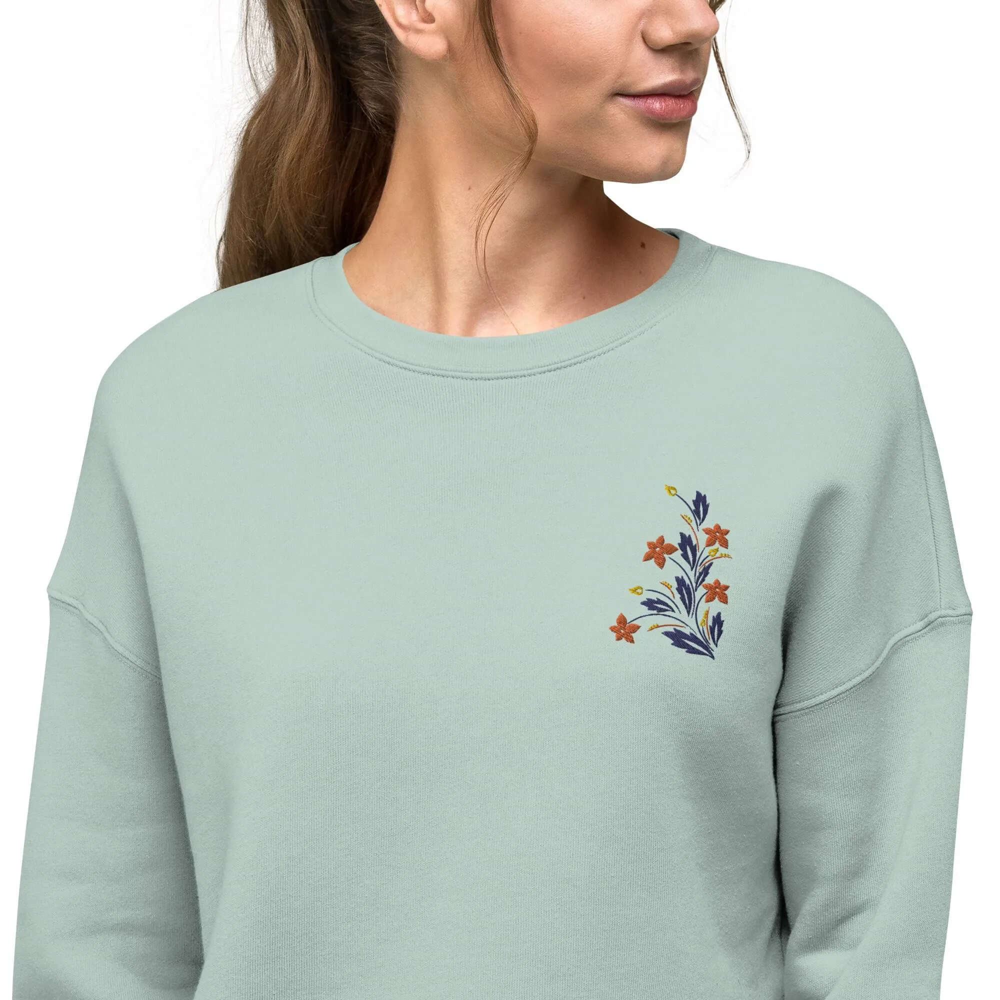 Cropped Sweatshirt for Women (Bella   Canvas 7503)