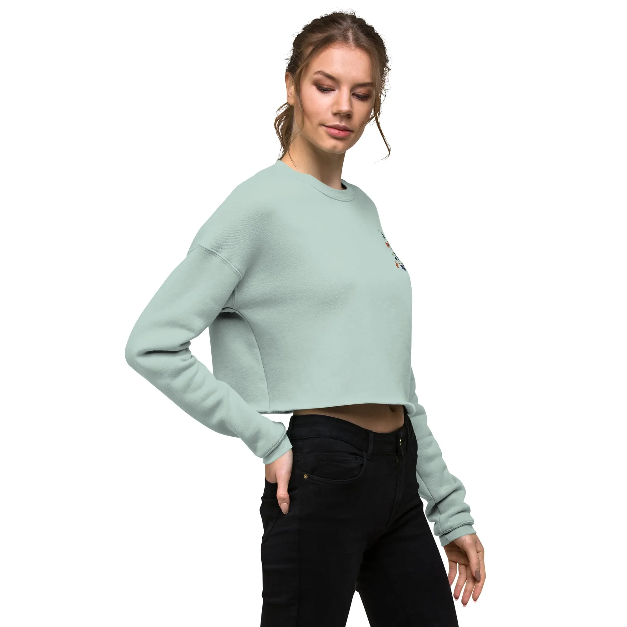 Cropped Sweatshirt for Women (Bella   Canvas 7503)