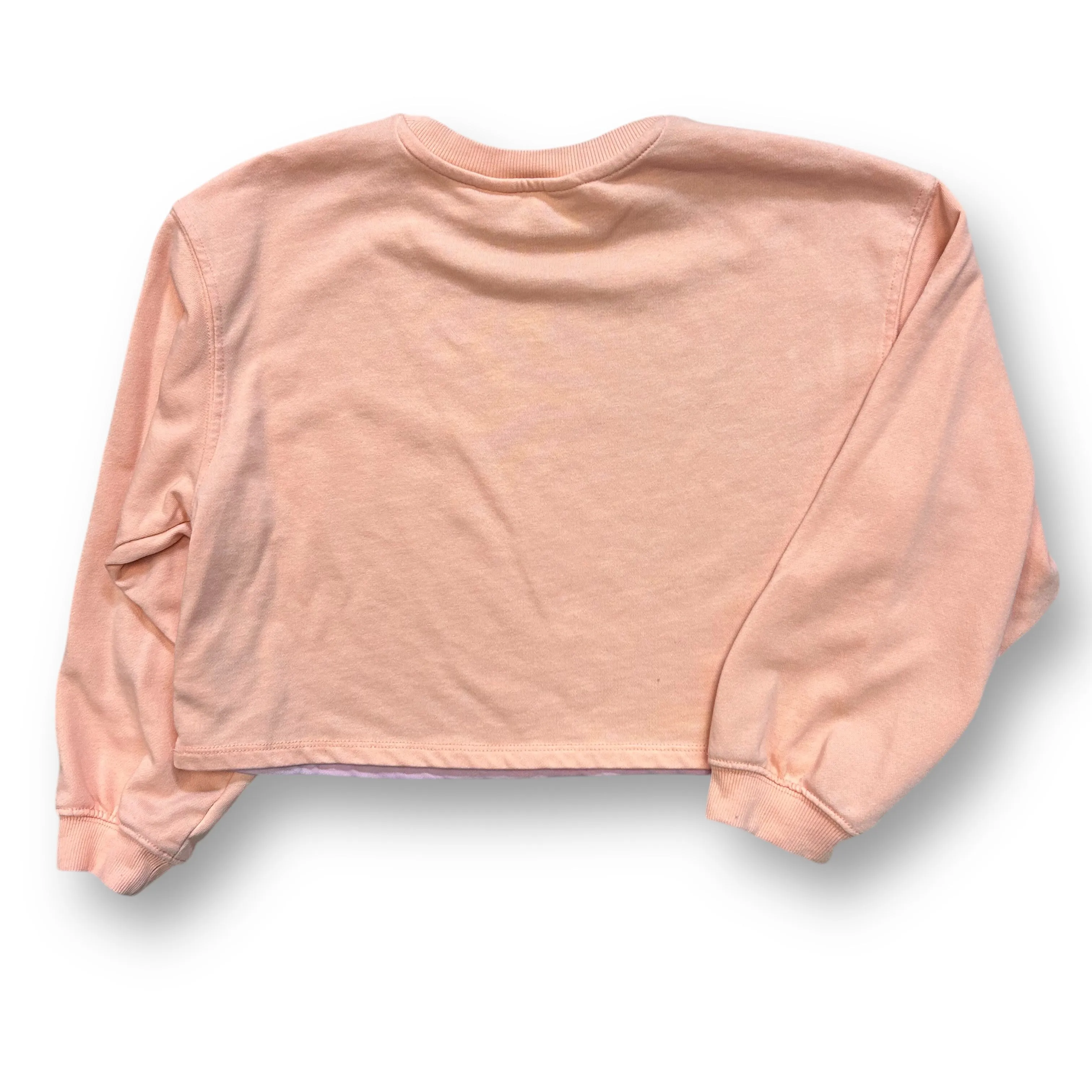 Girls H&M Size 10 Pastel Tie-Dye Friday Feeling Cropped Sweatshirt