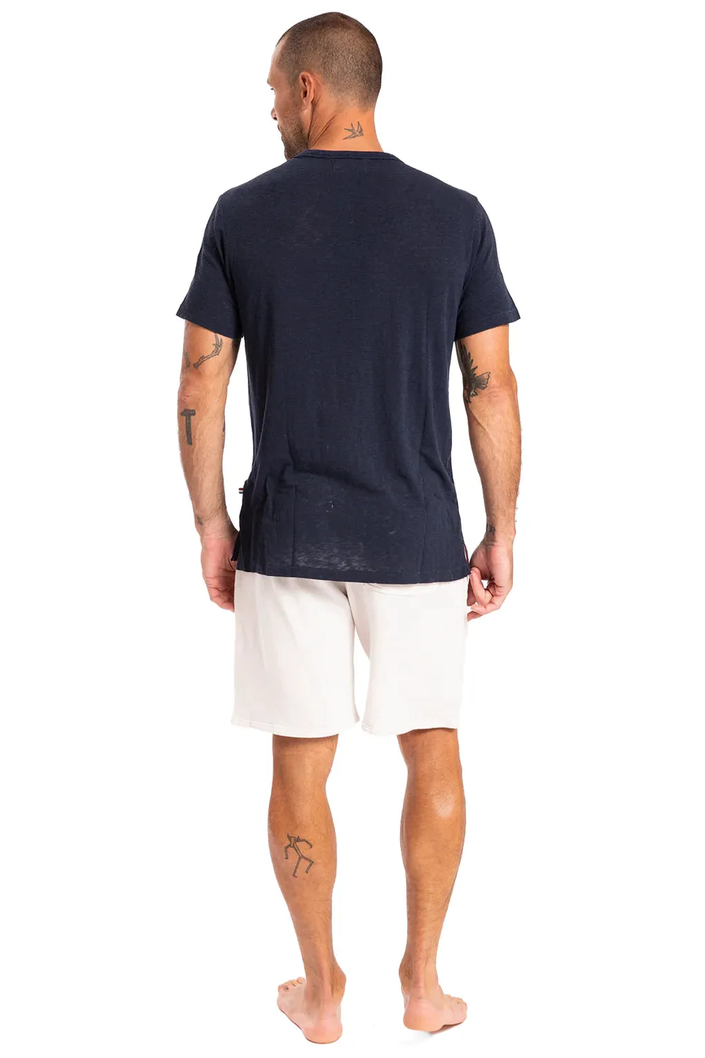 Indigo Essential Slub Crew