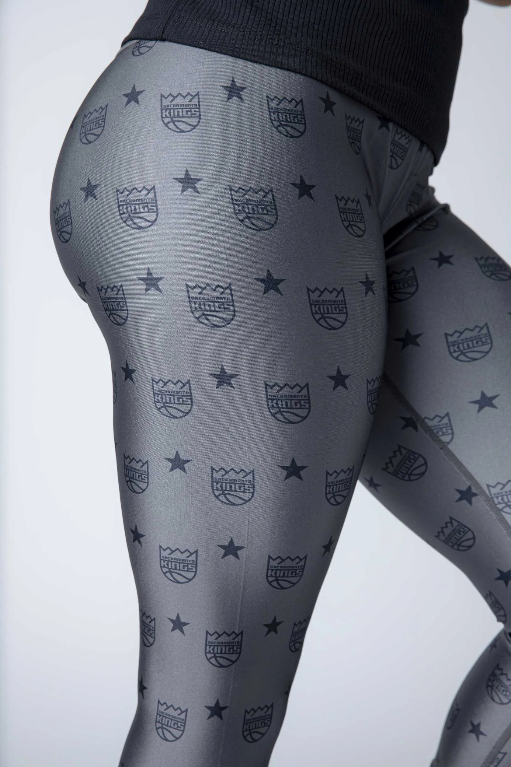 Kings Charcoal Printed Legging