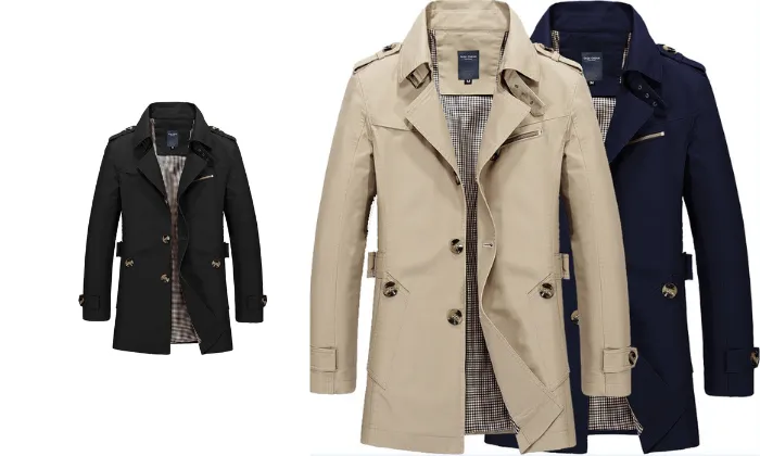 Men's Casual Trench Coats