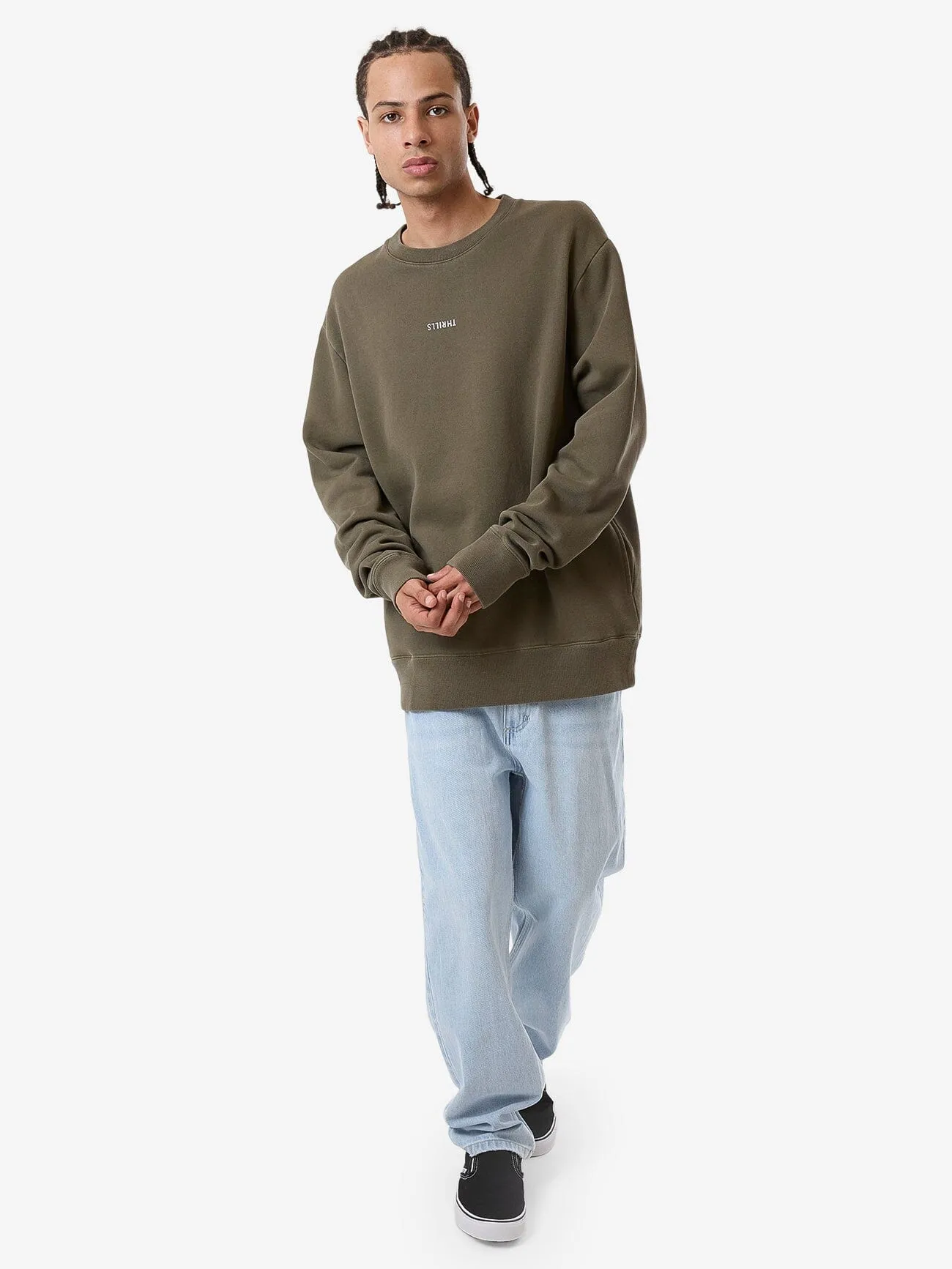 Minimal Thrills Oversize Crew - Tarmac