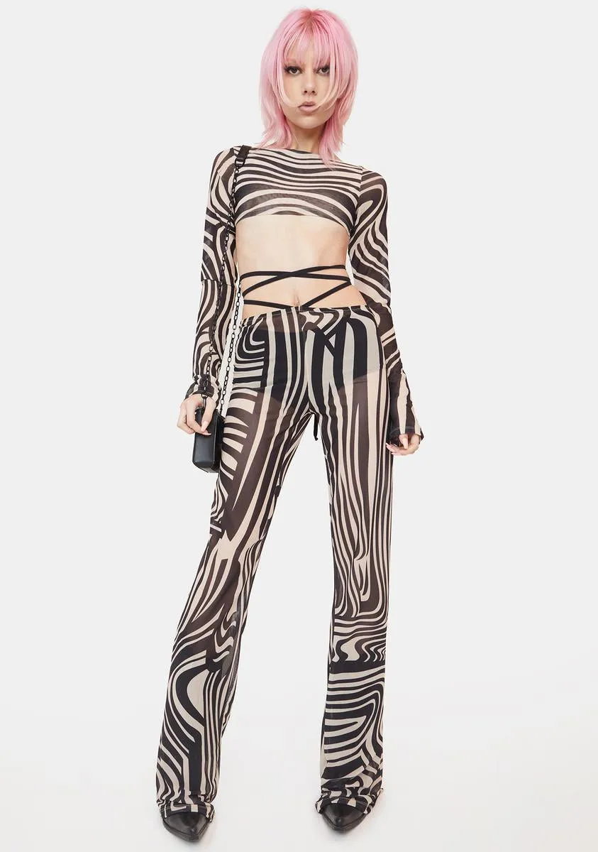 Perceive Me Mesh Trousers