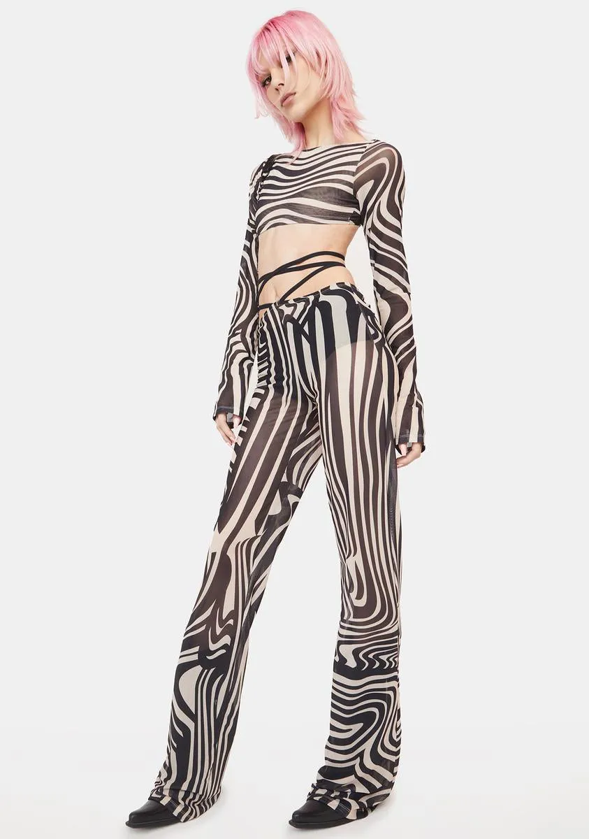 Perceive Me Mesh Trousers