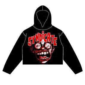 SYNDICATE: Fear No Evil Cropped Hoodie SCH-20