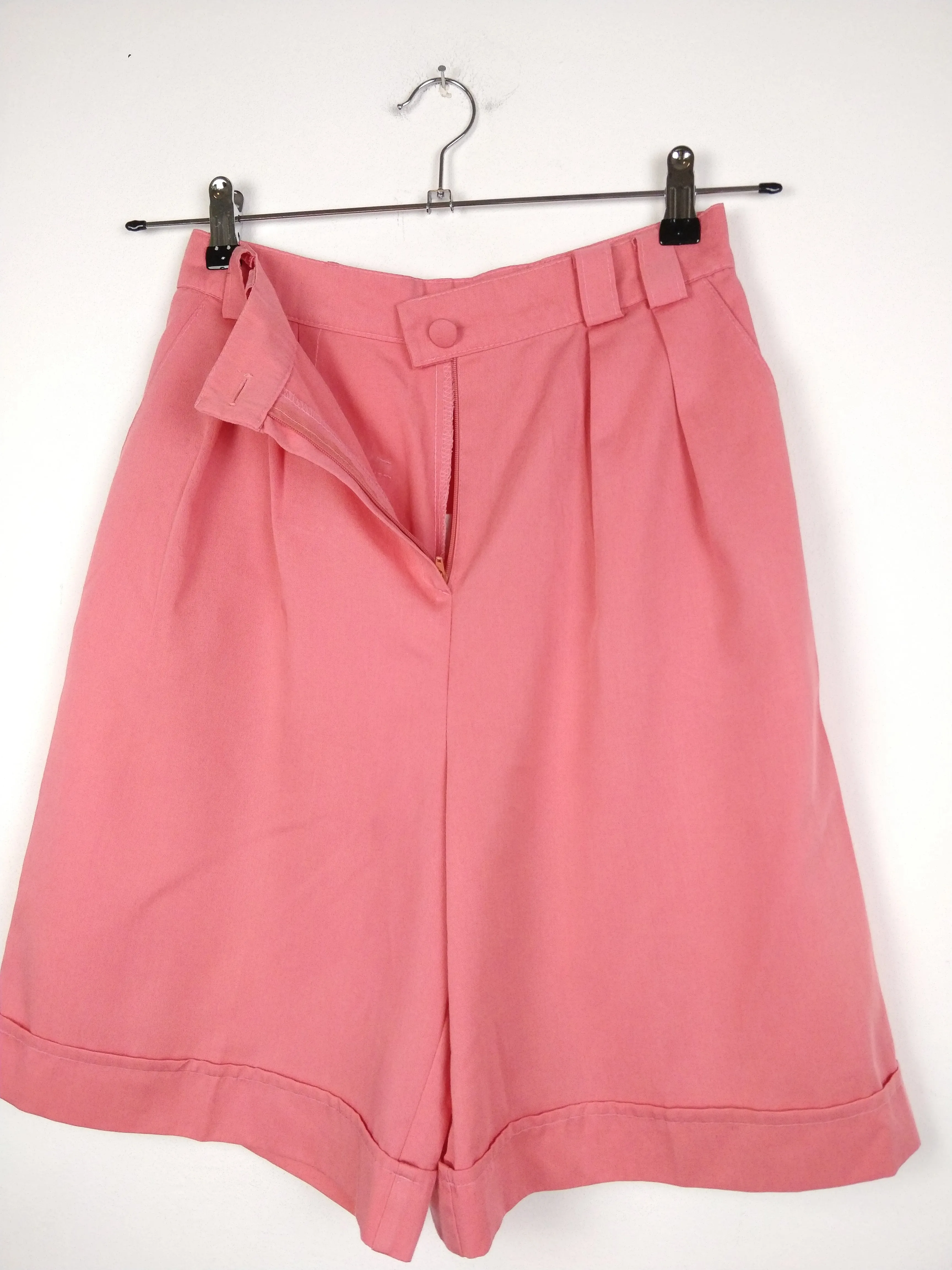 The Pink Culottes | Vintage culottes shorts bermuda pink S