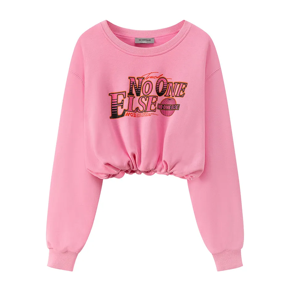 Visual Search Cropped Sweatshirt