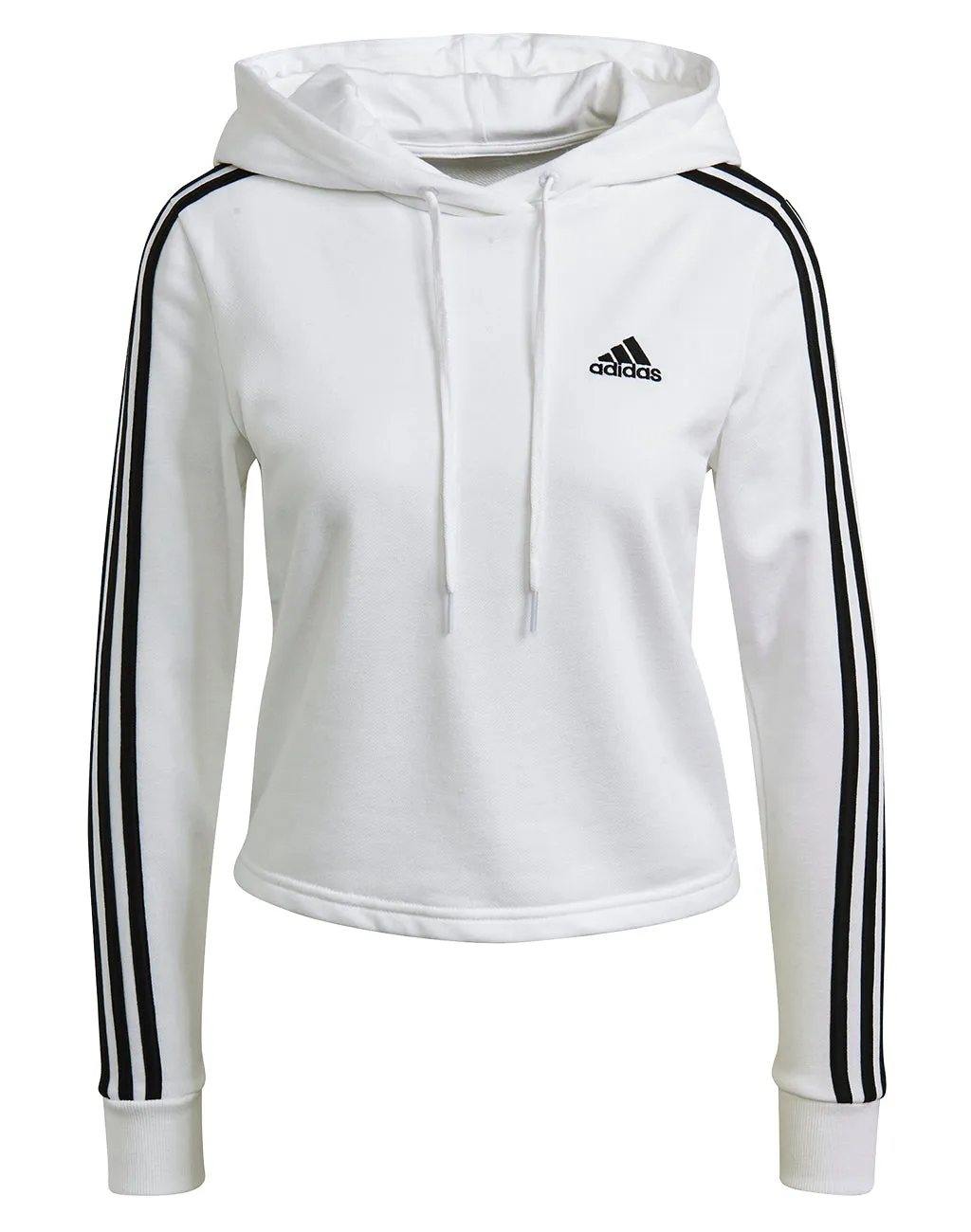 Women's Adidas 3 Stripe Crop Pullover