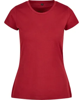 Womens basic tee | Burgundy