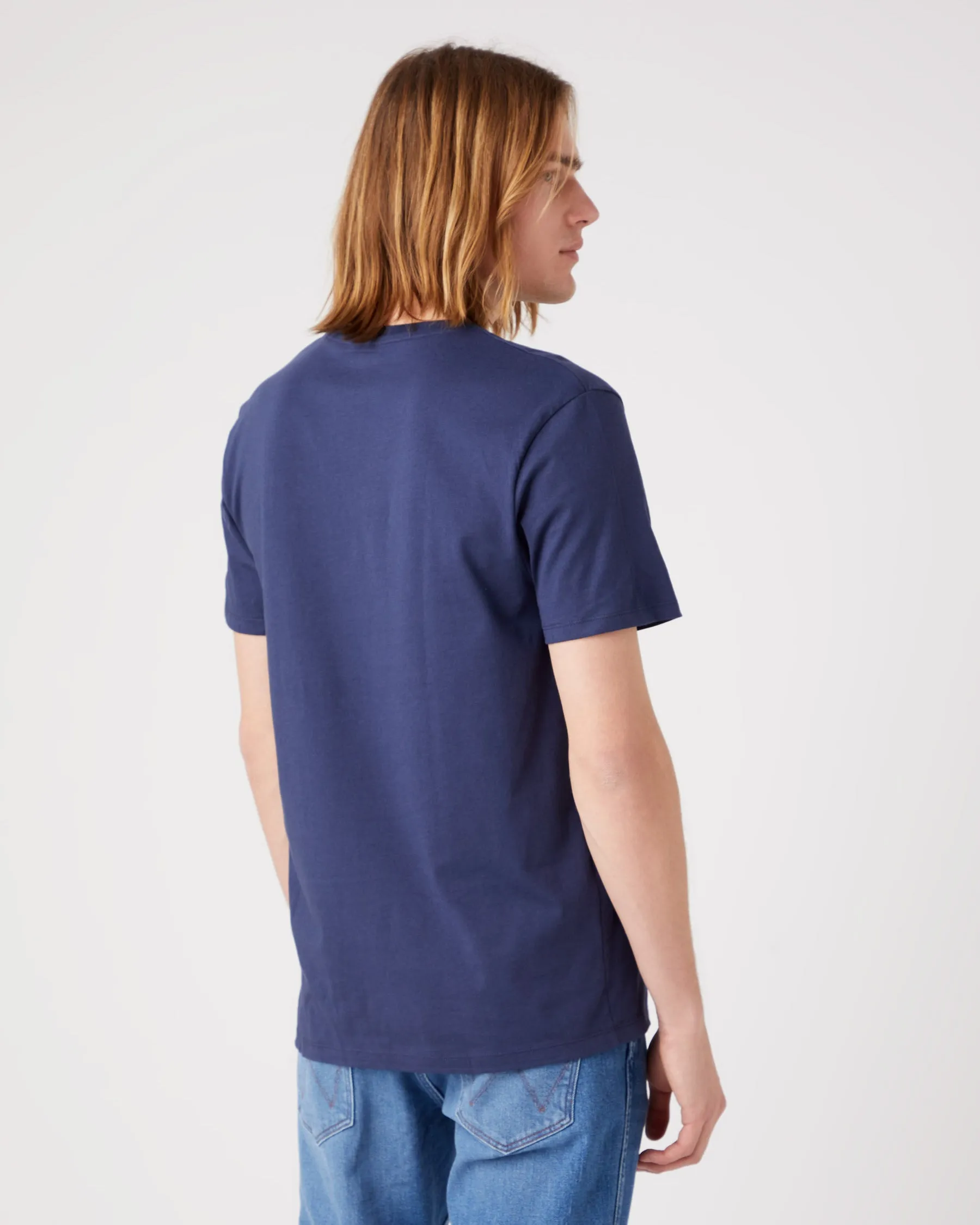 Wrangler 2-Pack Tees - Navy / White